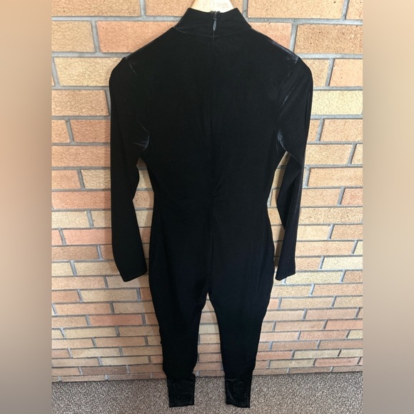 NWOT N BY NAKED WARDROBE Plush Velvet Long Sleeve Turtleneck Bodysuit Size L - Picture 4 of 9